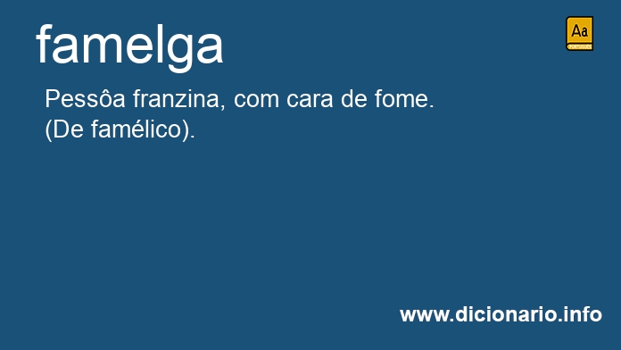 Significado de famelga