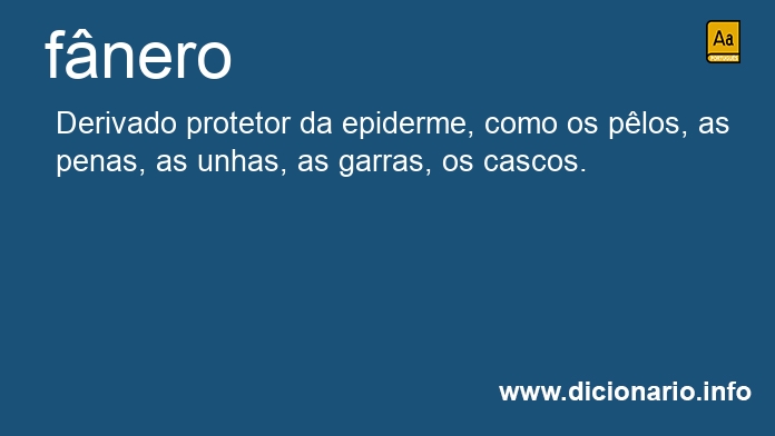 Significado de fneros