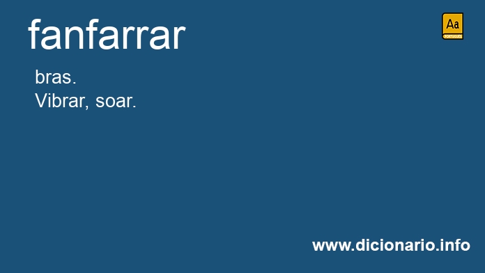 Significado de fanfarras
