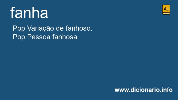 Significado de fanha