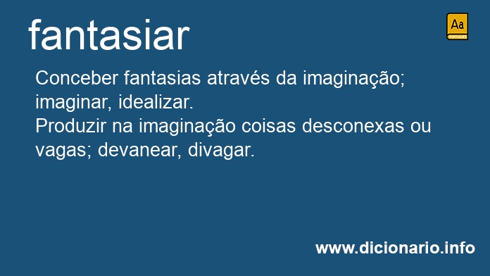 Significado de fantasiado