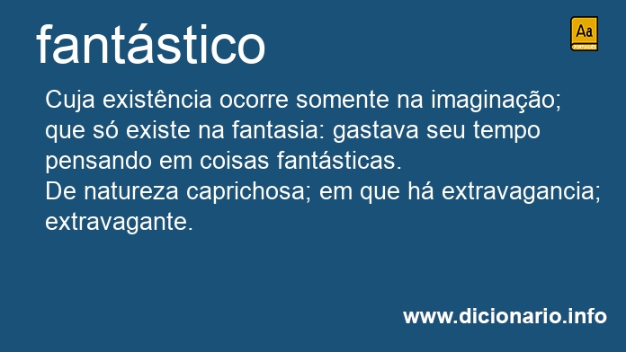 Significado de fantstica