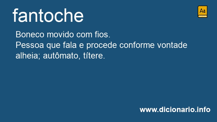 Significado de fantoche