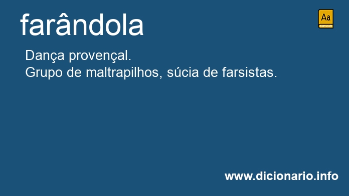 Significado de farndola