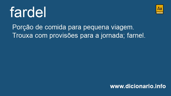 Significado de fardel