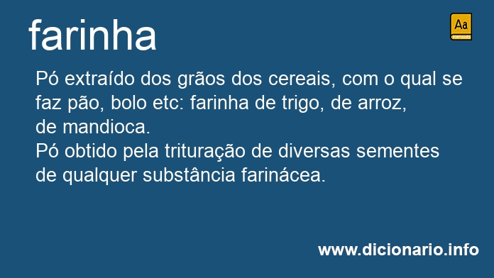 Significado de farinha