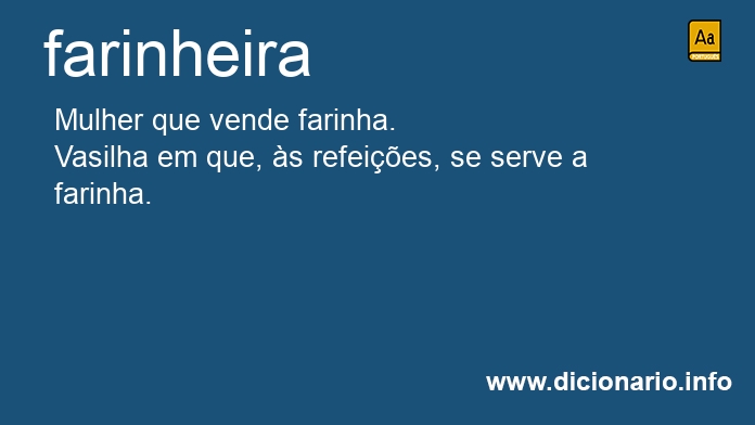 Significado de farinheira
