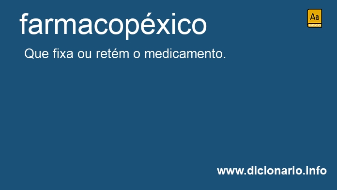 Significado de farmacopxico