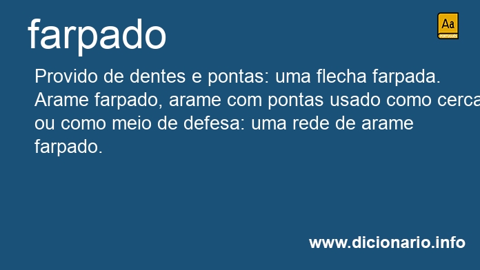 Significado de farpado