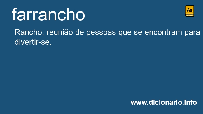 Significado de farrancho