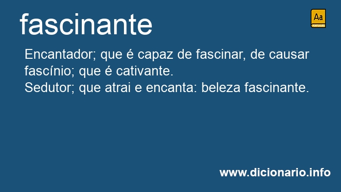 Significado de fascinantes