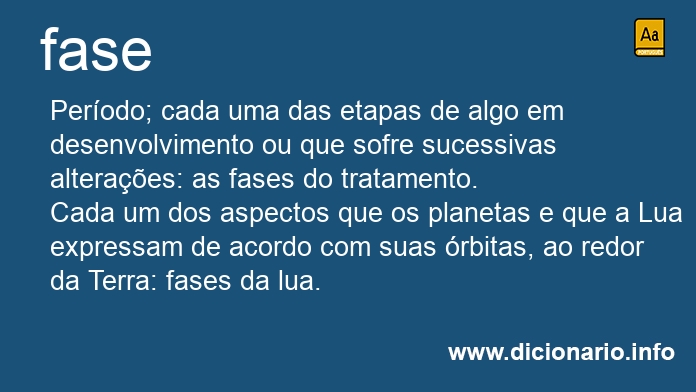 Significado de fase