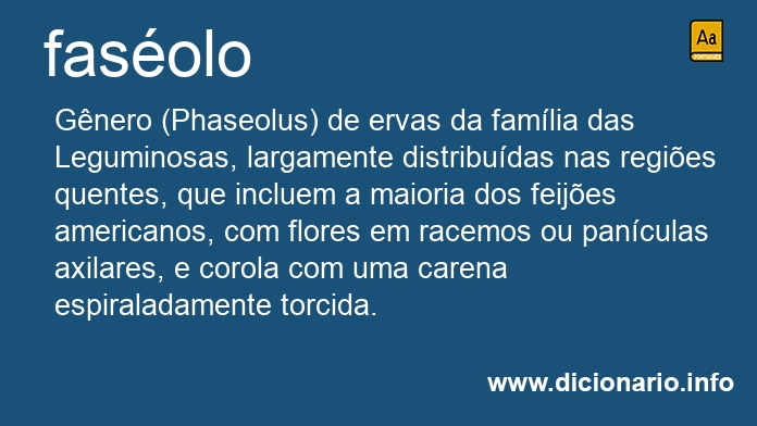 Significado de fasolo