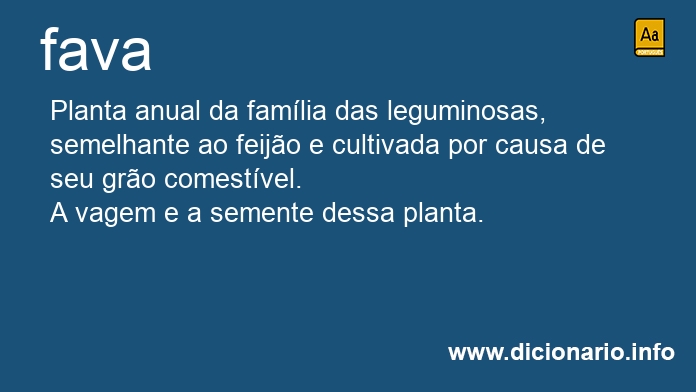 Significado de fava