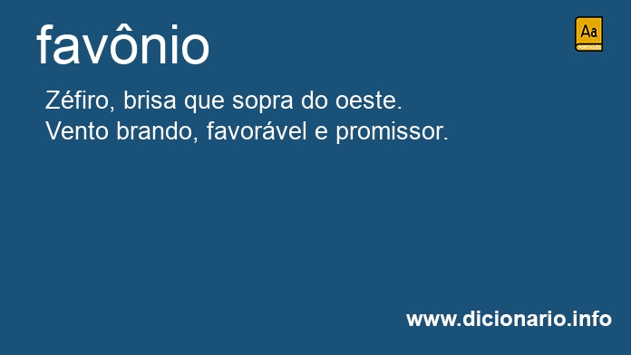 Significado de favnio