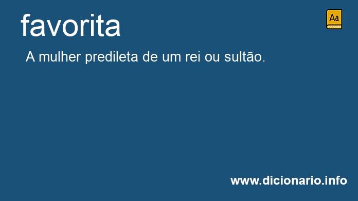 Significado de favoritas