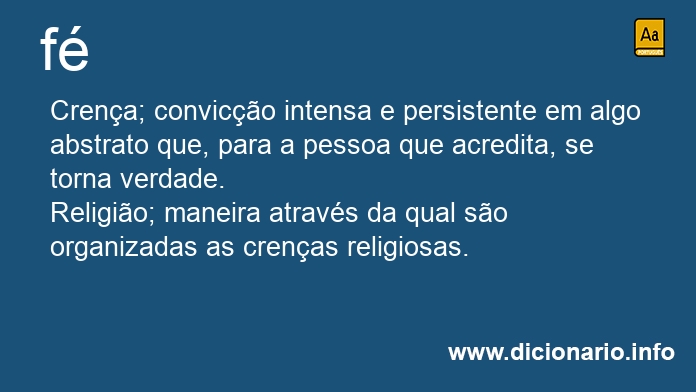 Significado de f