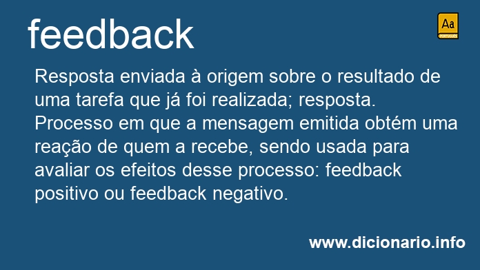 Significado de feedback