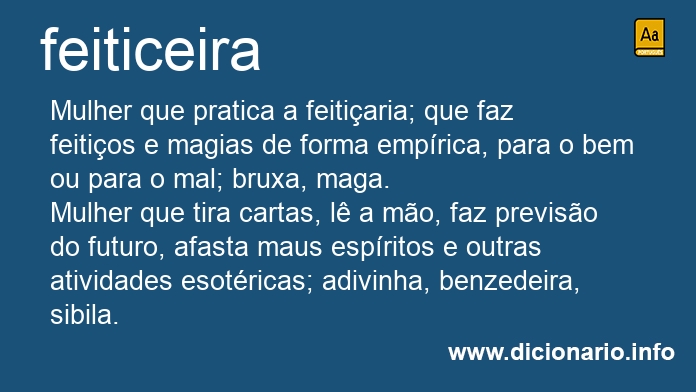 Significado de feiticeira