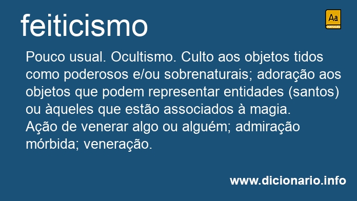 Significado de feiticismo