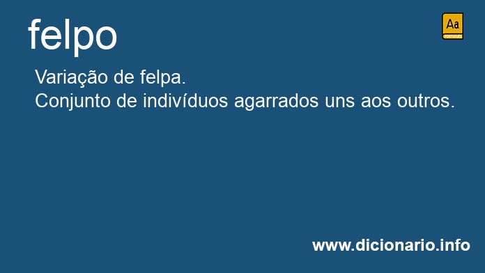 Significado de felpo