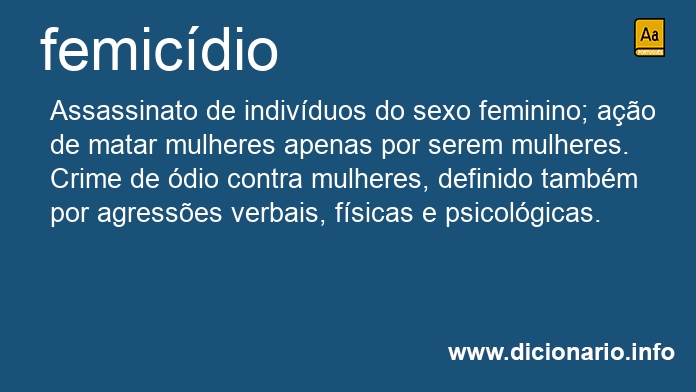 Significado de femicdio