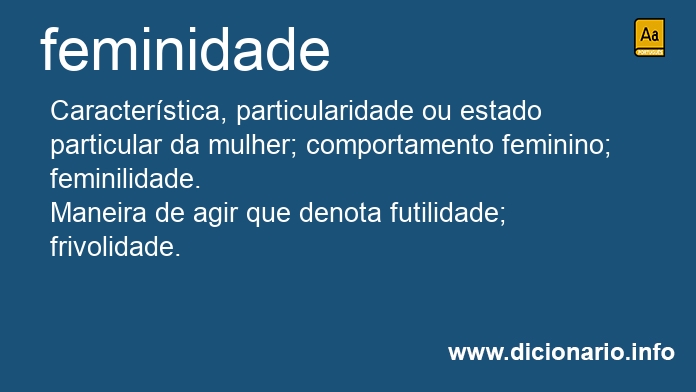 Significado de feminidade
