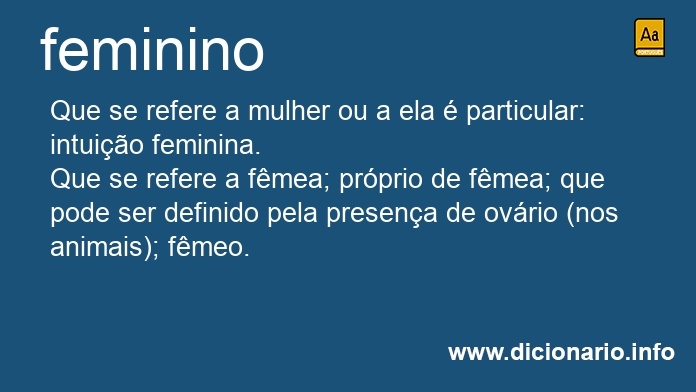 Significado de feminino