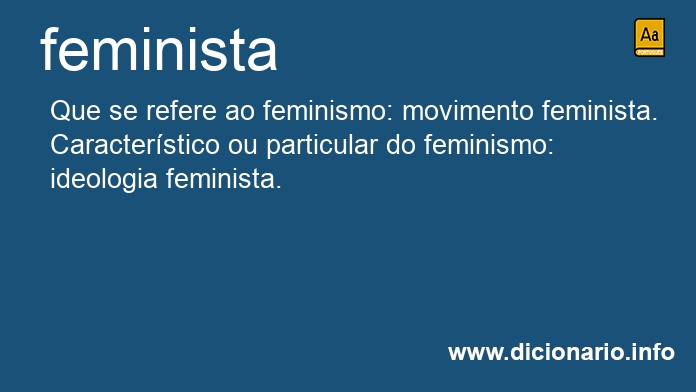 Significado de feminista