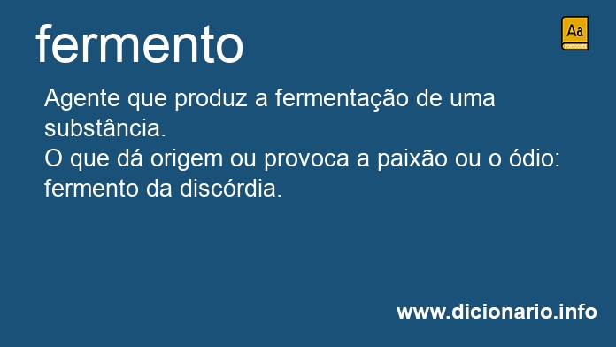 Significado de fermento