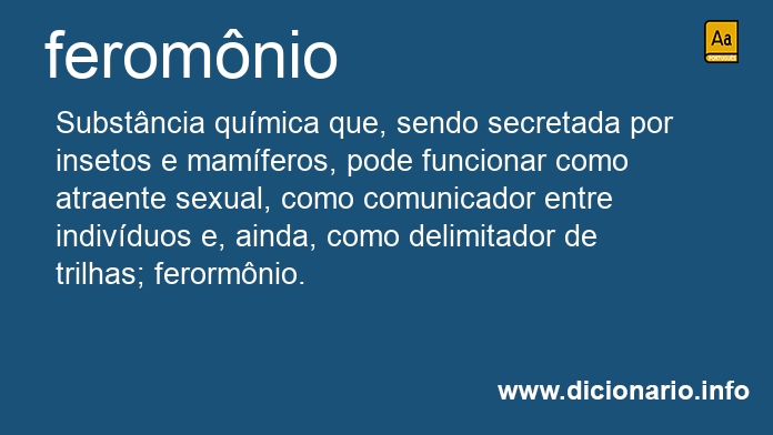 Significado de feromnio