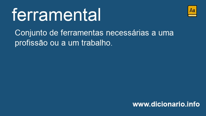 Significado de ferramental