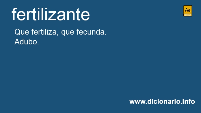Significado de fertilizantes