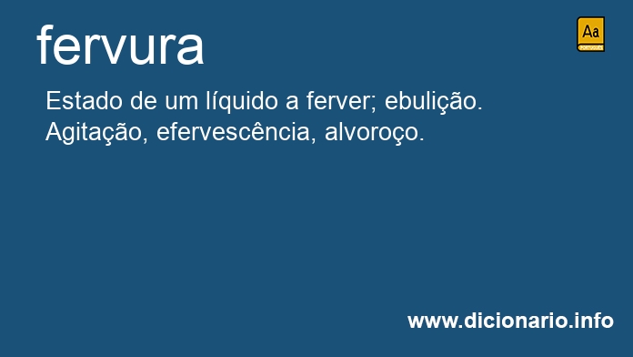 Significado de fervura