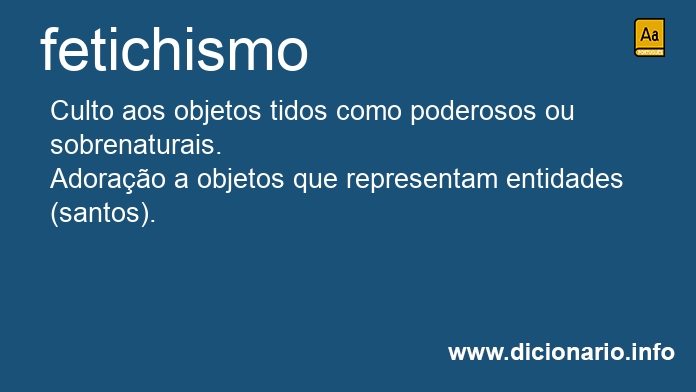 Significado de fetichismo