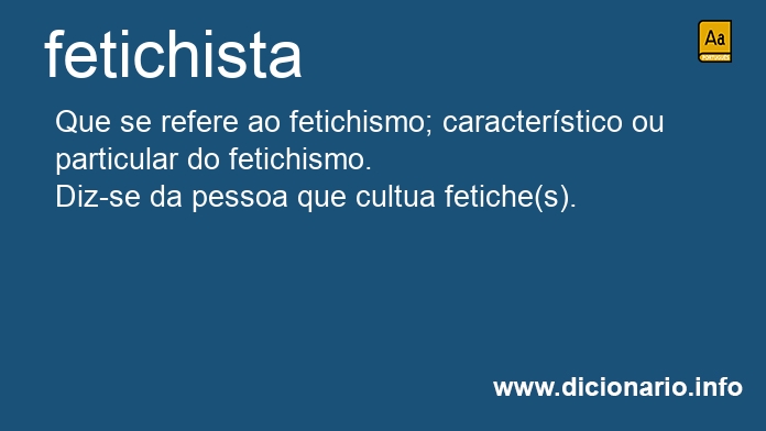 Significado de fetichista