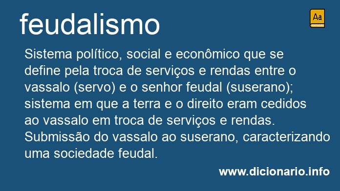 Significado de feudalismo