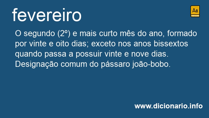 Significado de fevereiro