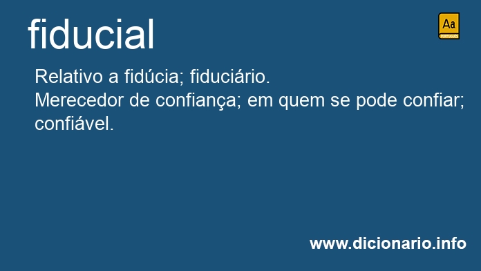 Significado de fiducial