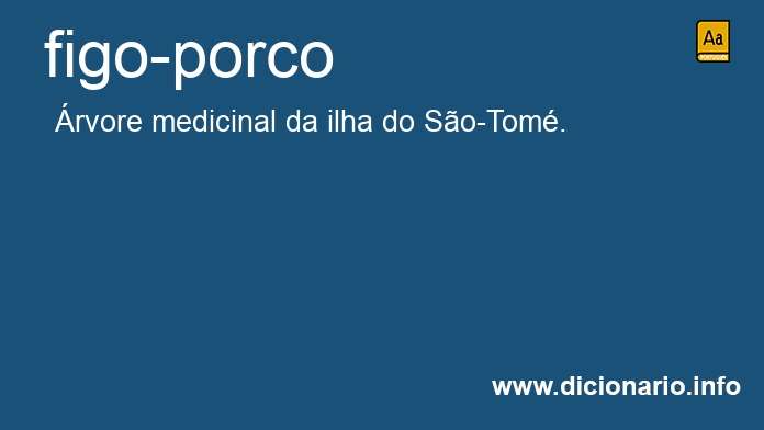 Significado de figo-porco