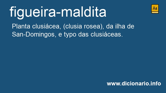 Significado de figueira-maldita