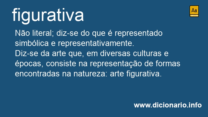 Significado de figurativas