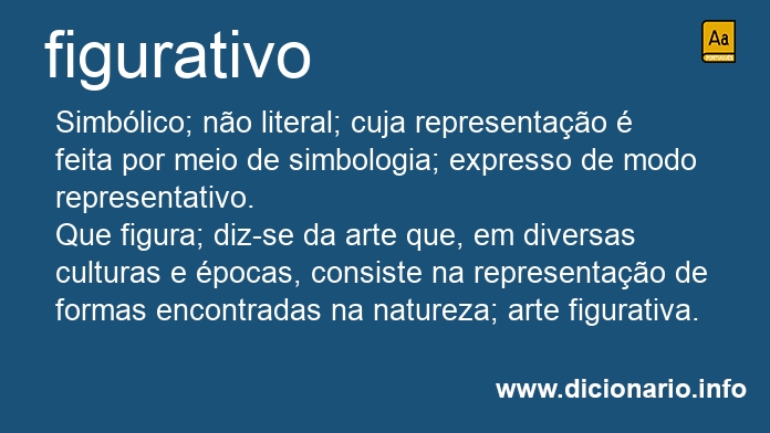 Significado de figurativo