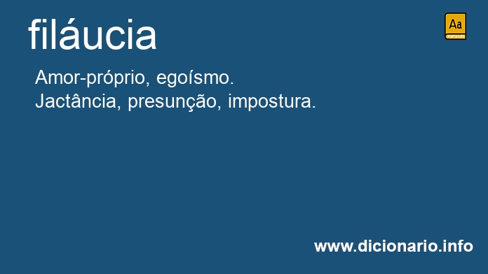 Significado de filucia