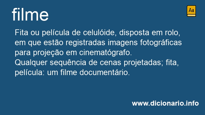 Significado de filme