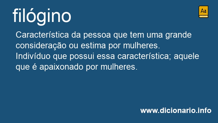 Significado de filgino