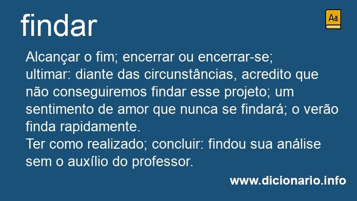 Significado de findado