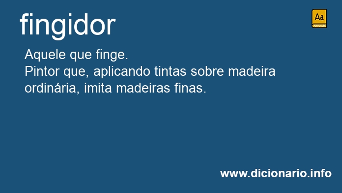 Significado de fingidores