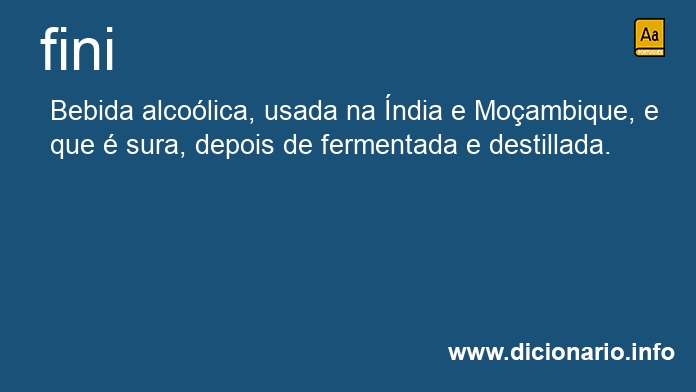 Significado de fini