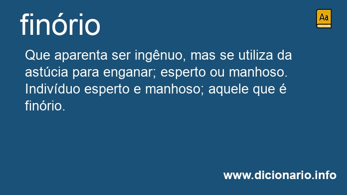 Significado de finrio
